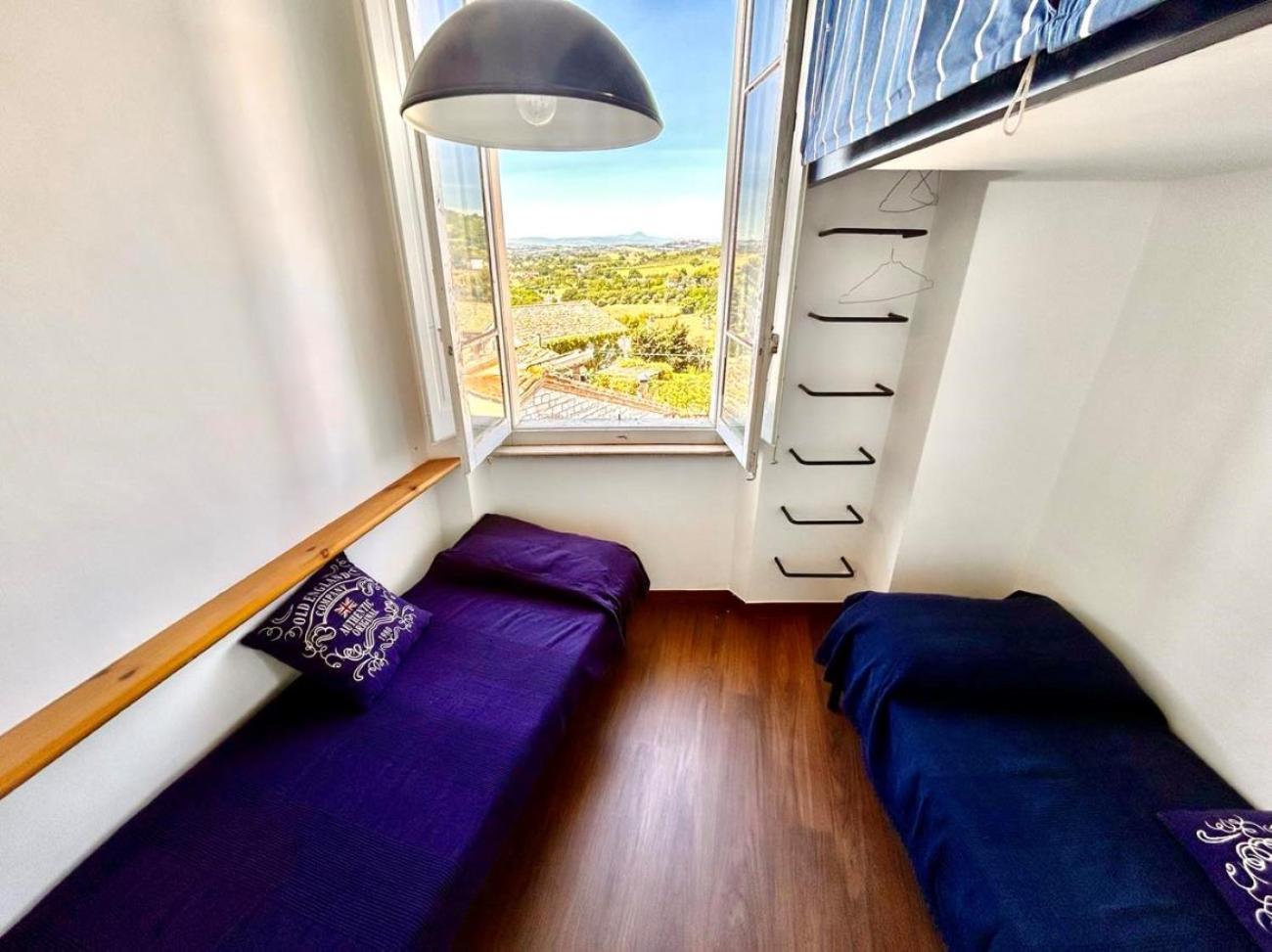 Paulis - Semiattico In Pieno Centro A Sirolo, Con Meravigliosa Vista Mare Apartment Luaran gambar